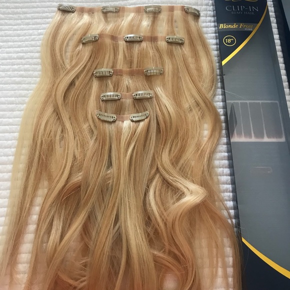 Ultra Seamless Other 18 Clipin Blonde Hair Extensions Poshmark